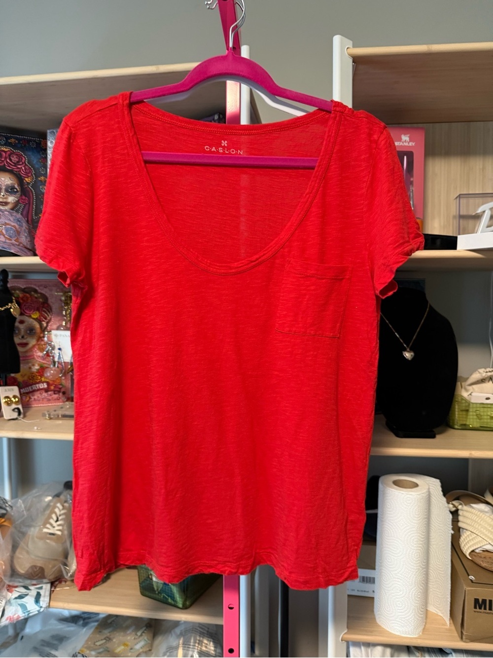 Caslon Scoop Neck Tee – Size Large